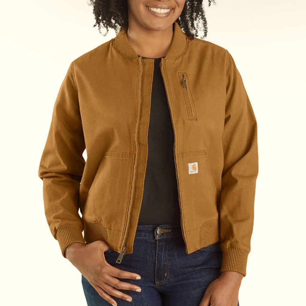 NWOT CARHARTT BOMBER JACKET - RELAXED FIT - RUGGED FLEX